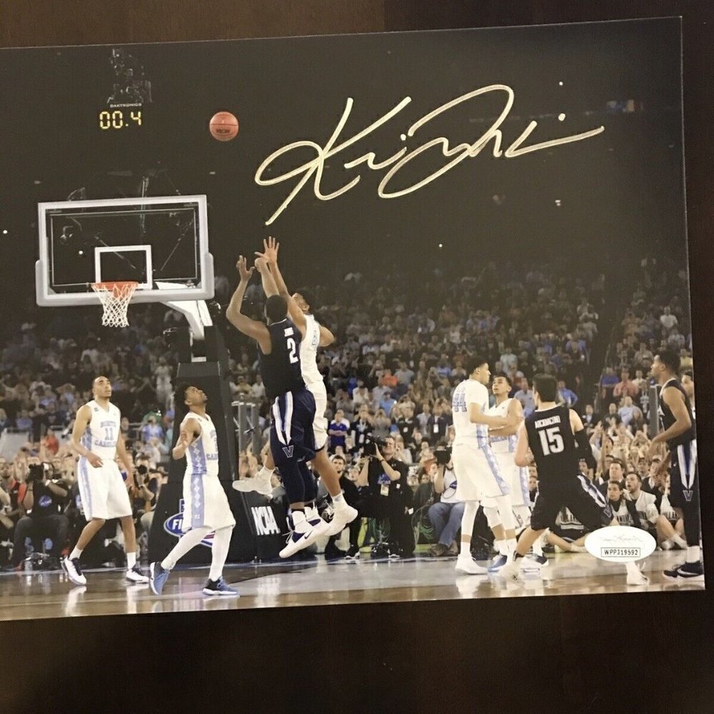 Kris Jenkins Villanova Wildcats Autograph Signed 8x10 "The Shot" Photo JSA